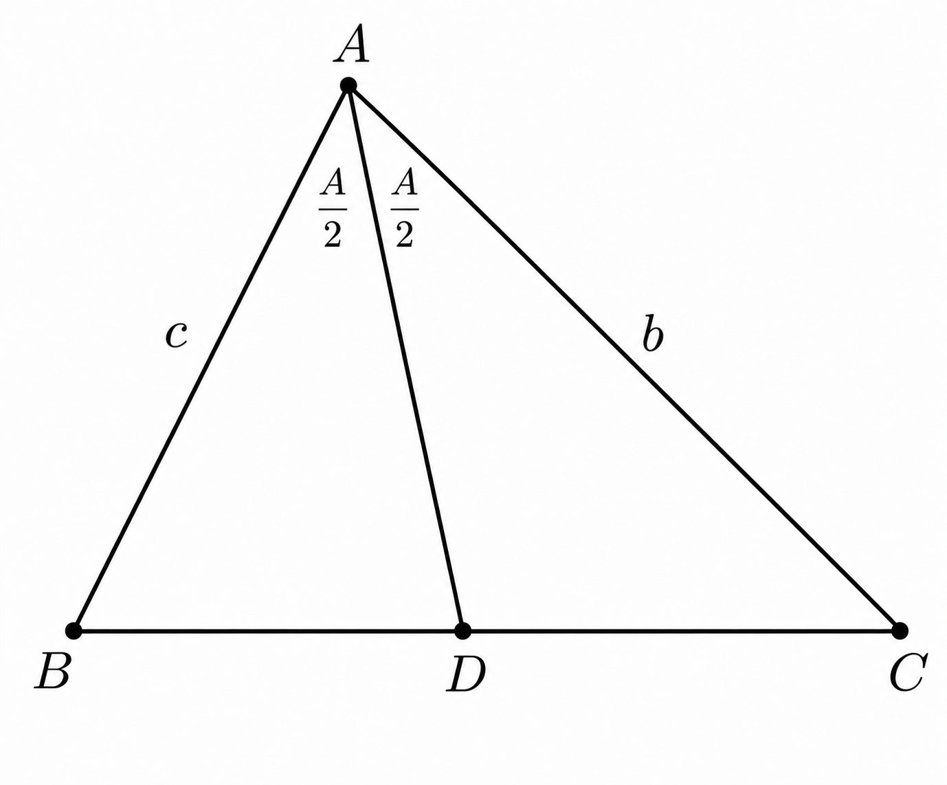 Angle Bisector Theorem figure