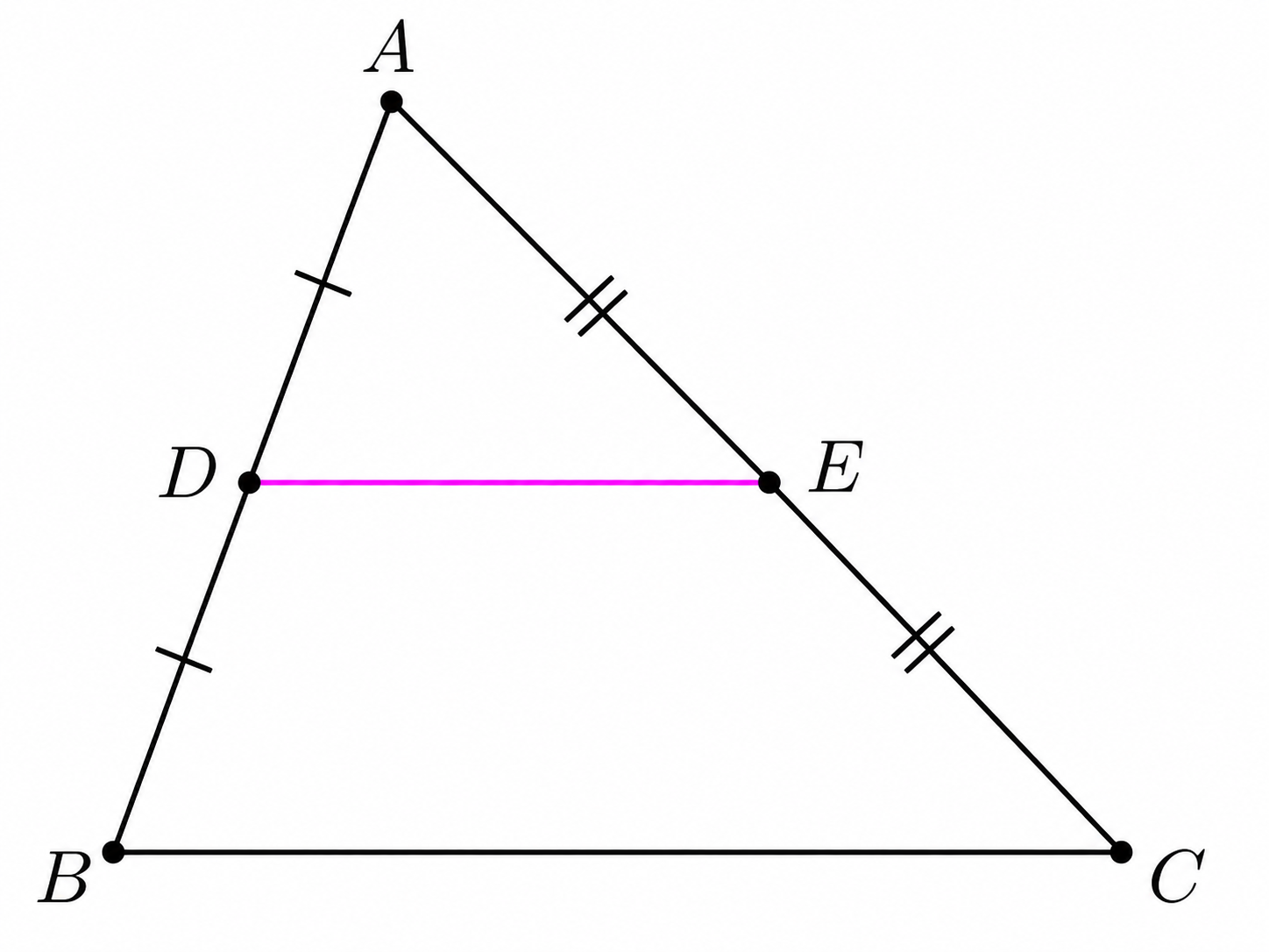 Converse of the Midpoint Theorem
