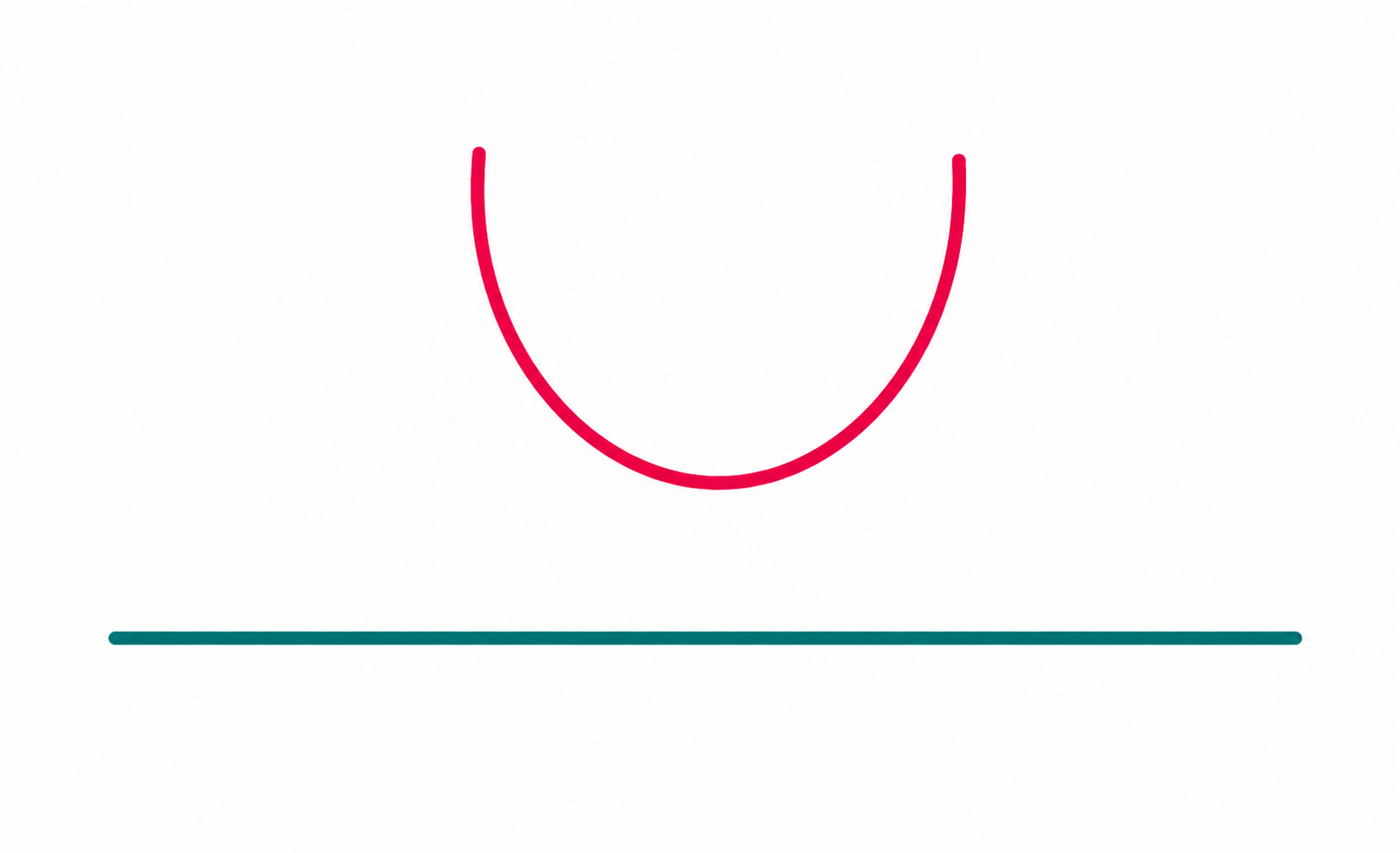 Upward-opening parabola lying above the x-axis